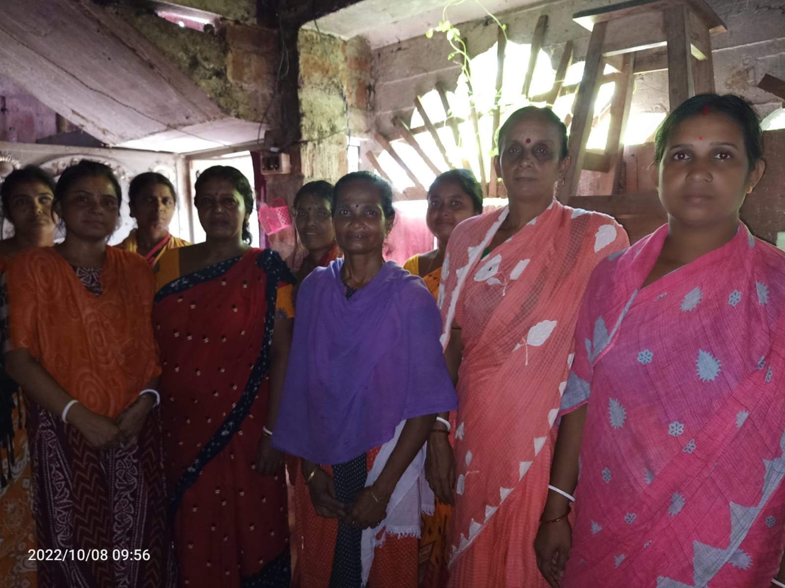 Women's self-help group meeting