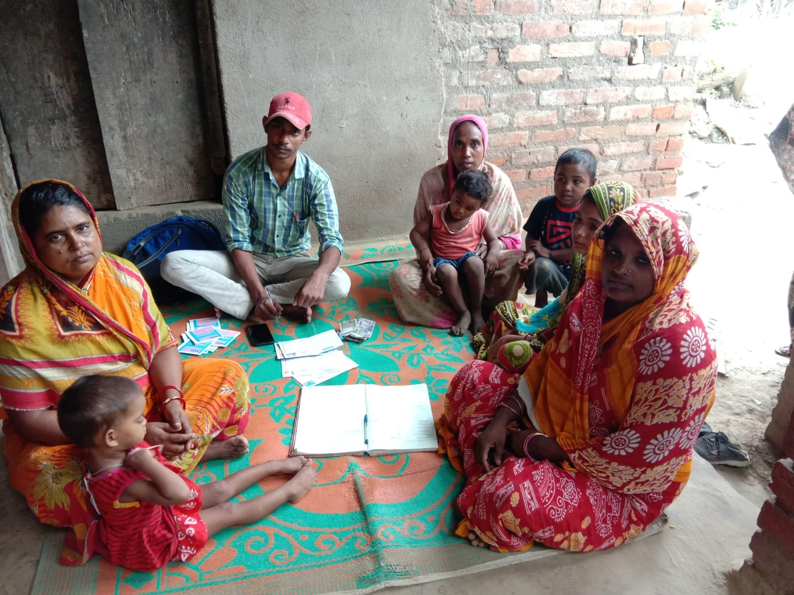 Women's self-help group meeting