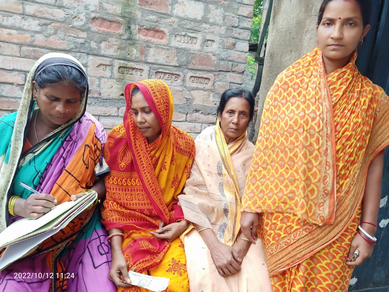 Women's self-help group meeting