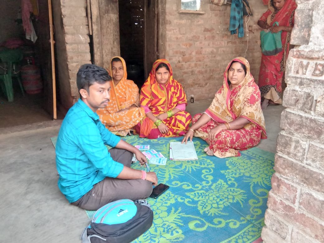 Women's self-help group meeting
