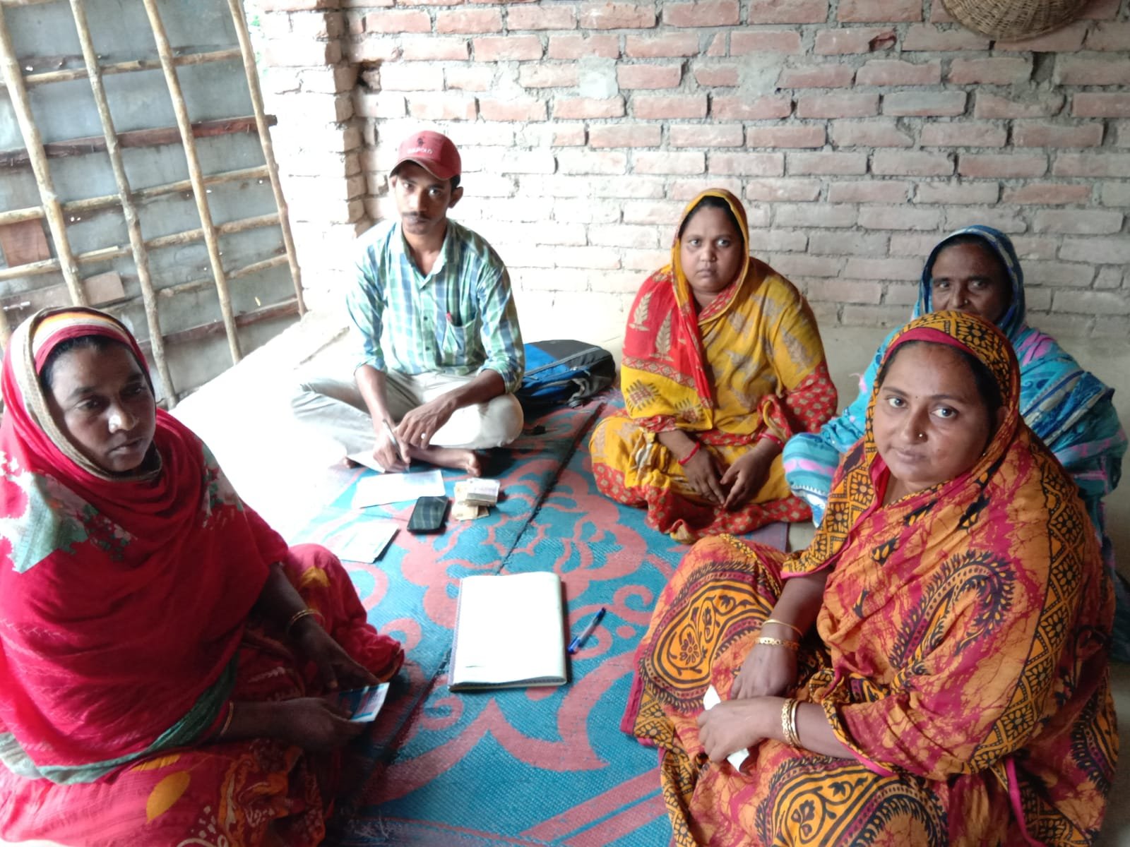 Women's self-help group meeting