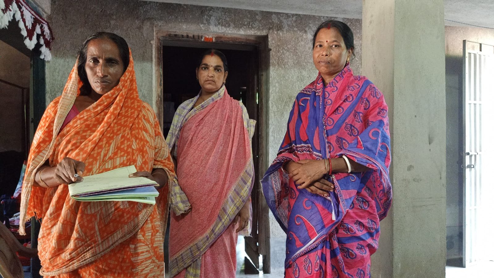 Women's self-help group meeting